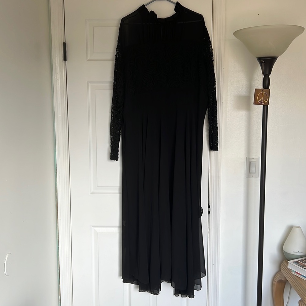 Long black dress - 4xl